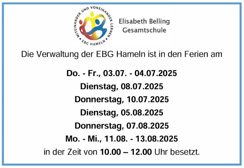Ferienzeiten